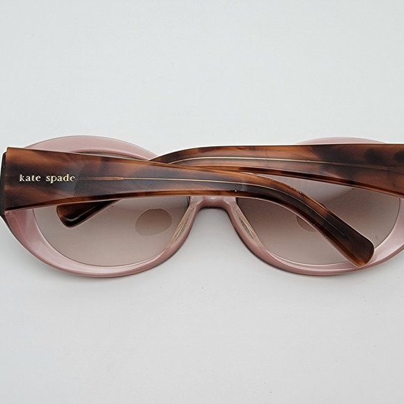 Kate Spade Kinsey/S 0Y19 Tortoise on Pink Frame Brown Gradient Lens Sunglasses main image 10
